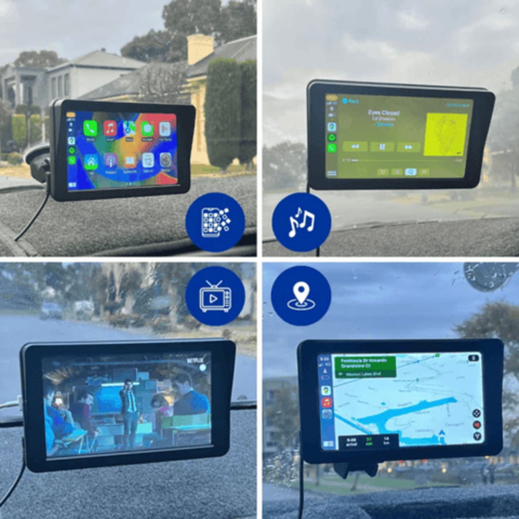 Carplay Android et Apple - 7 pouces - Raukner.com