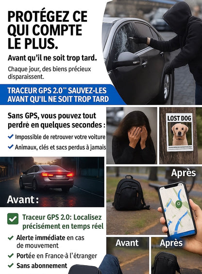 Traceur GPS 2.0 – Précis & Sans Abonnement