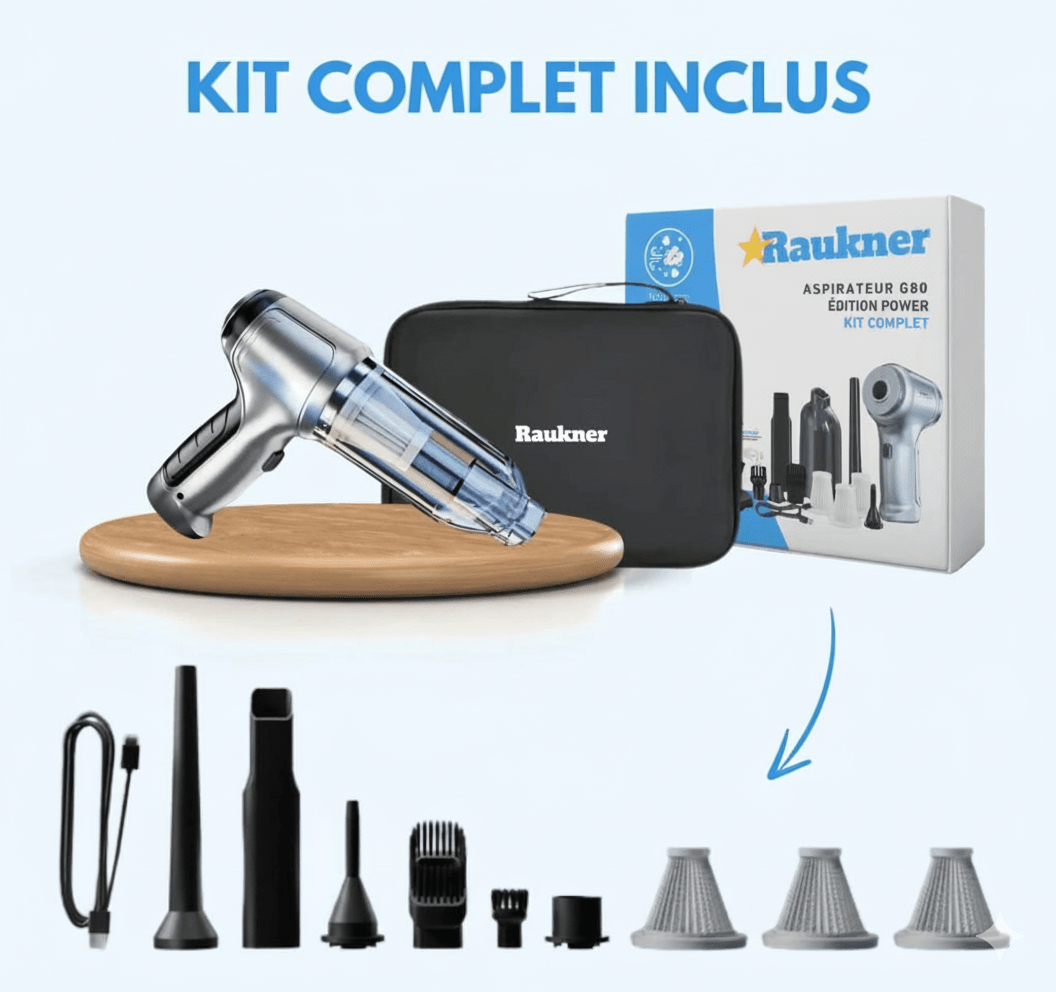 Aspirateur G80 - Édition Power - Raukner.com
