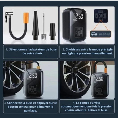 Pompe à Air Portable - Kit Complet - Raukner.com