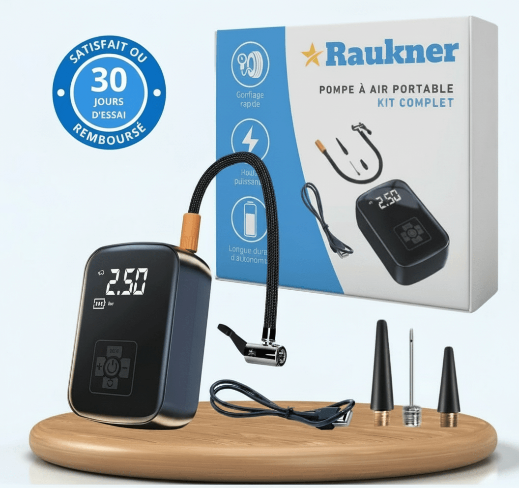 Pompe à Air Portable - Kit Complet - Raukner.com